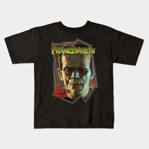 Frankenstein 4 Kids T-Shirt by Rosado